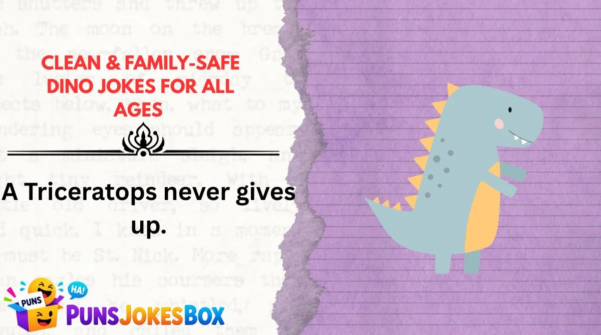 Clean & Family-Safe Dino Jokes for All Ages 