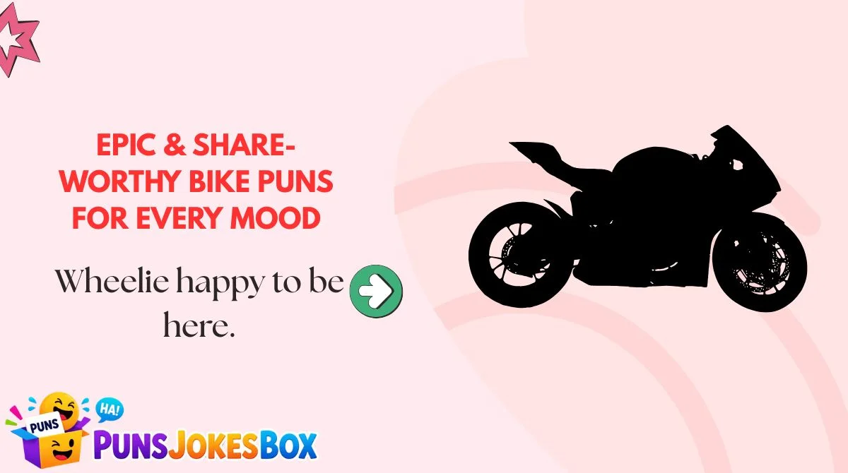 Epic & Share-Worthy Bike Puns for Every Mood