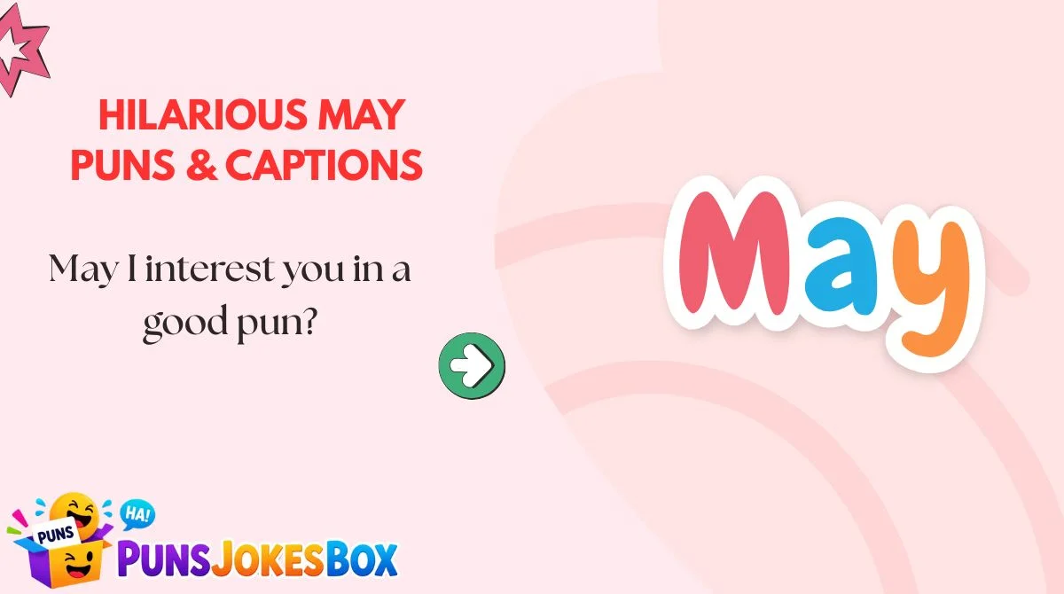 Hilarious May Puns & Captions 