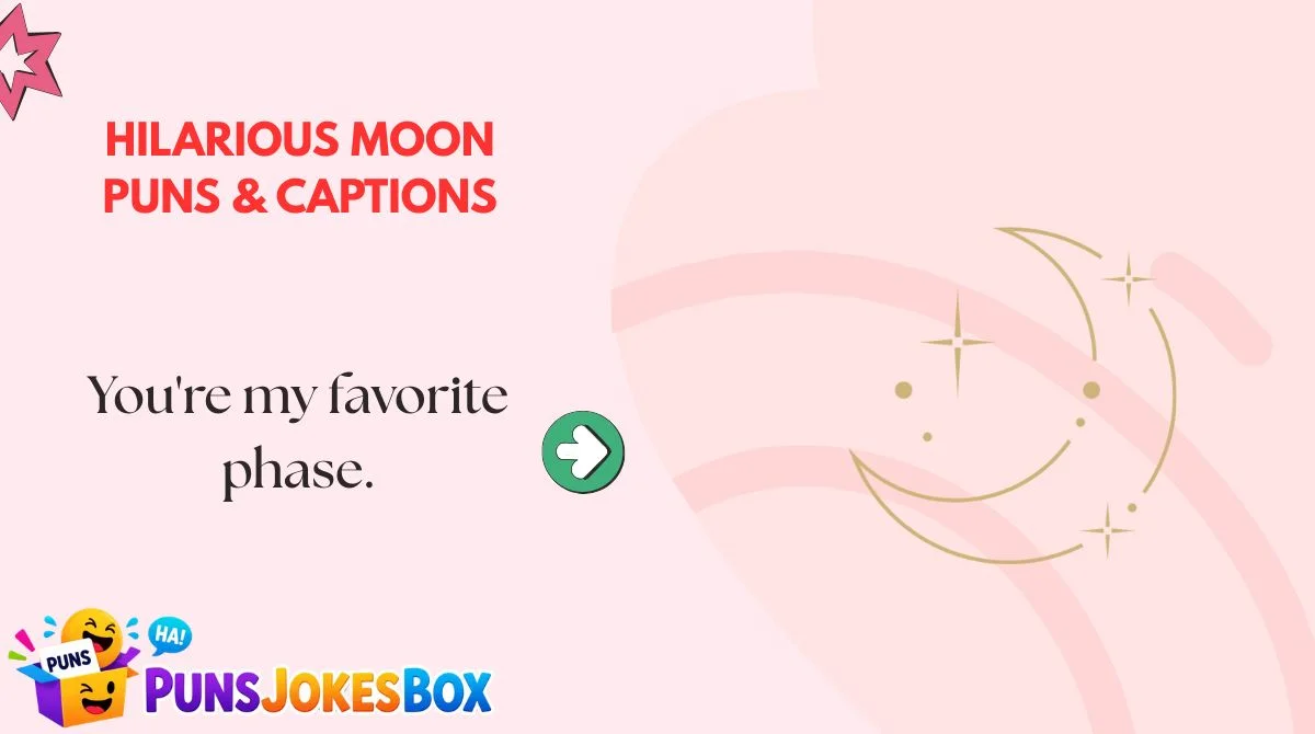 Hilarious Moon Puns & Captions