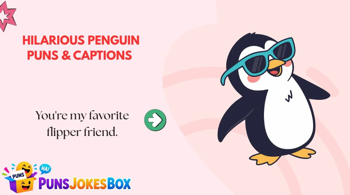 Hilarious Penguin Puns & Captions 