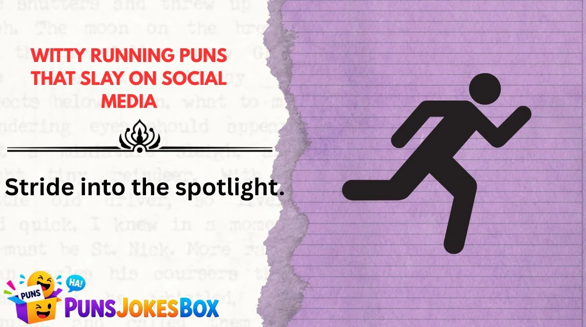 Witty Running Puns That Slay on Social Media