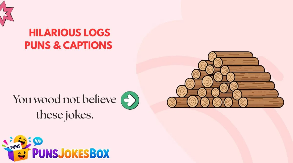  Hilarious Logs Puns & Captions