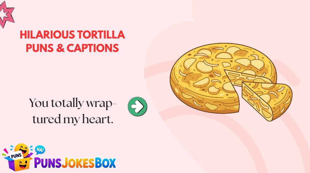 Hilarious Tortilla Puns & Captions