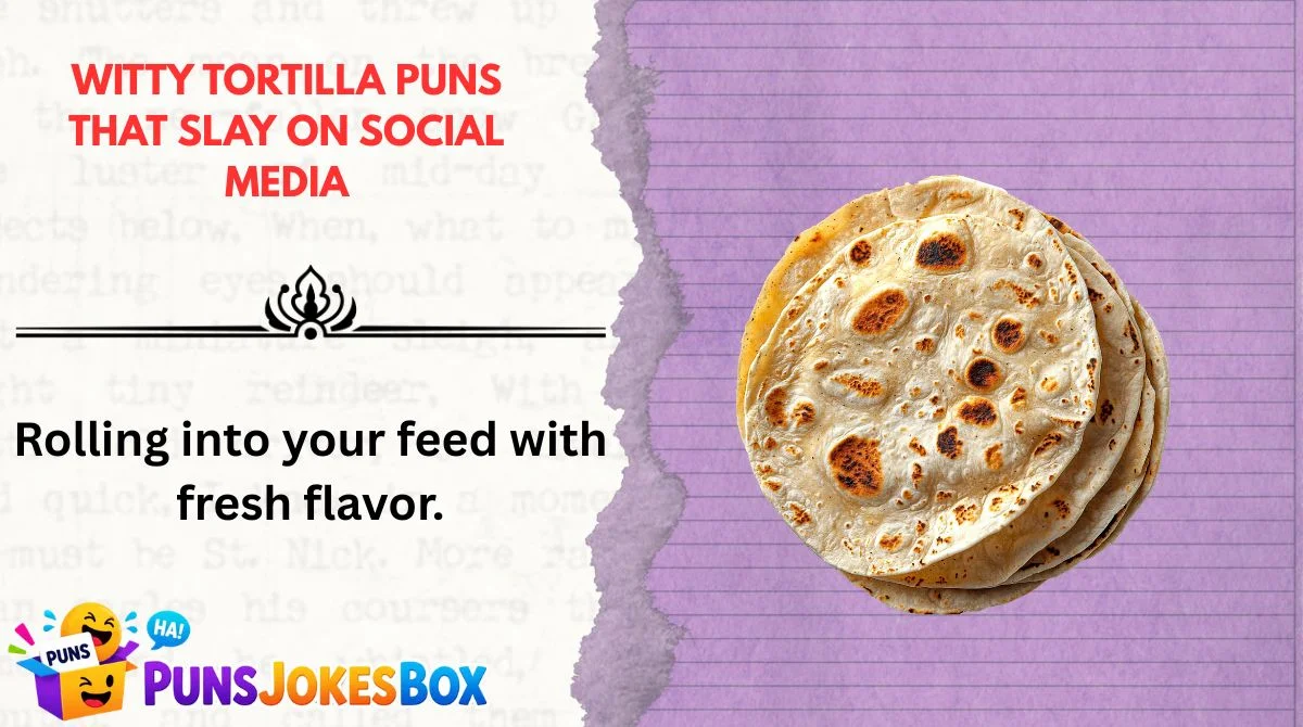 Witty Tortilla Puns That Slay on Social Media