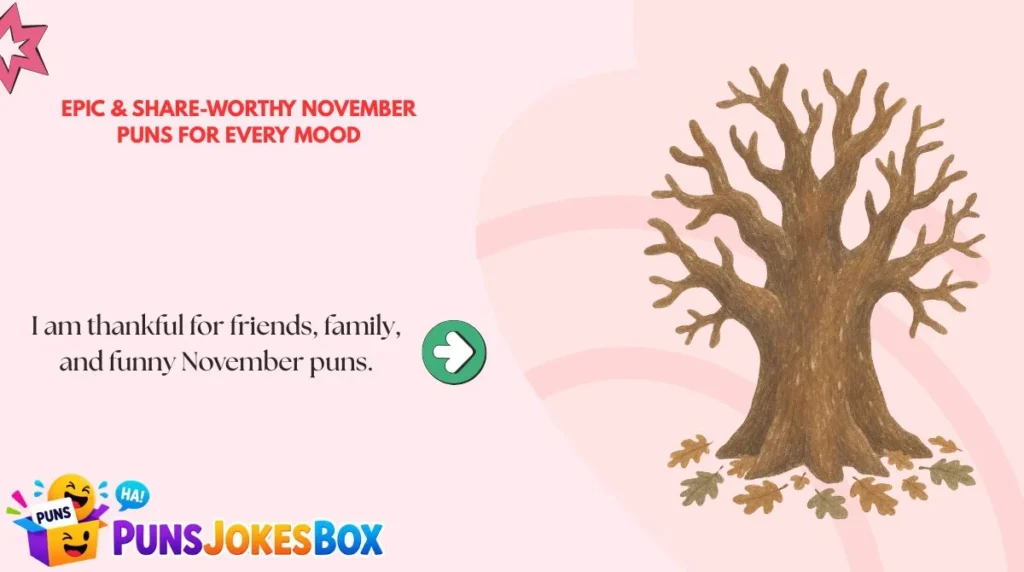 Epic & Share-Worthy November Puns for Every Mood