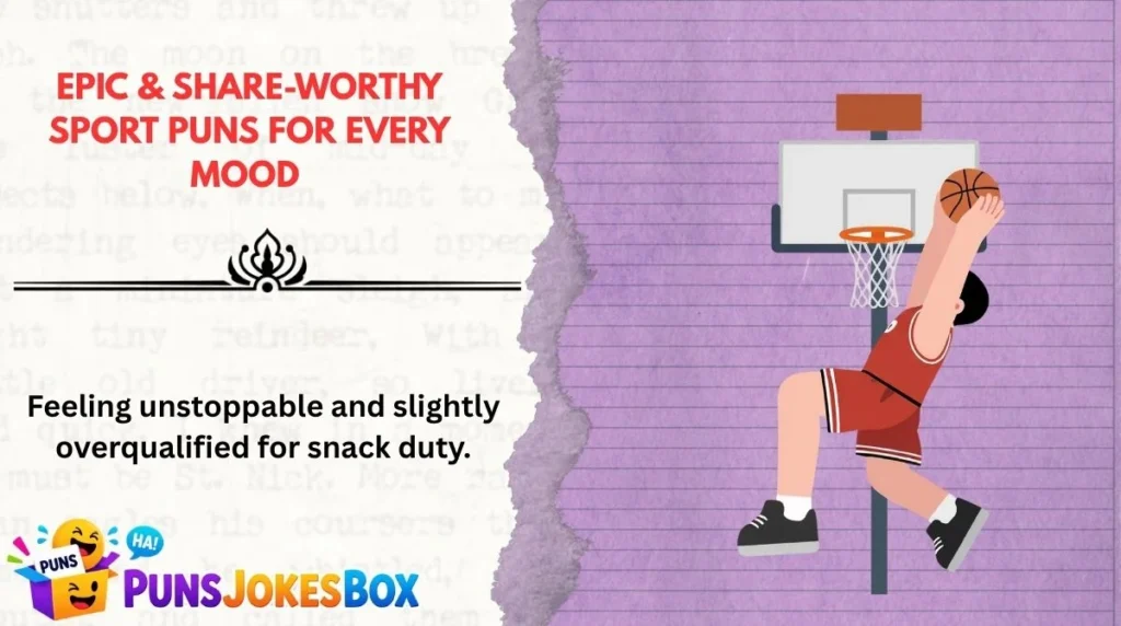 Epic & Share-Worthy Sport Puns for Every Mood 