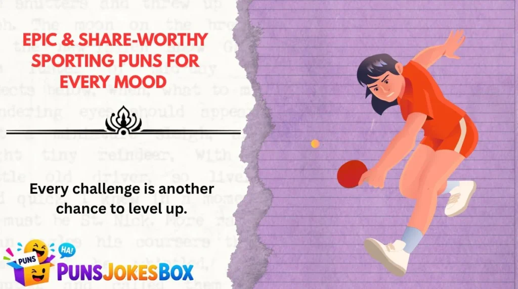 Epic & Share-Worthy Sporting Puns for Every Mood 