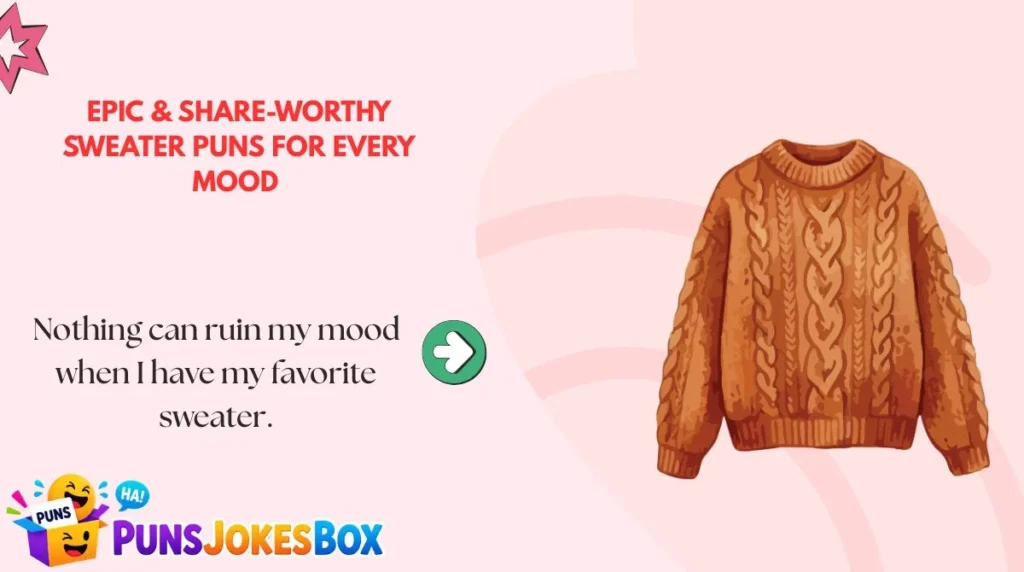Epic & Share-Worthy Sweater Puns for Every Mood 