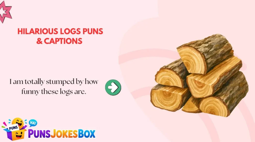 Hilarious Logs Puns & Captions 
