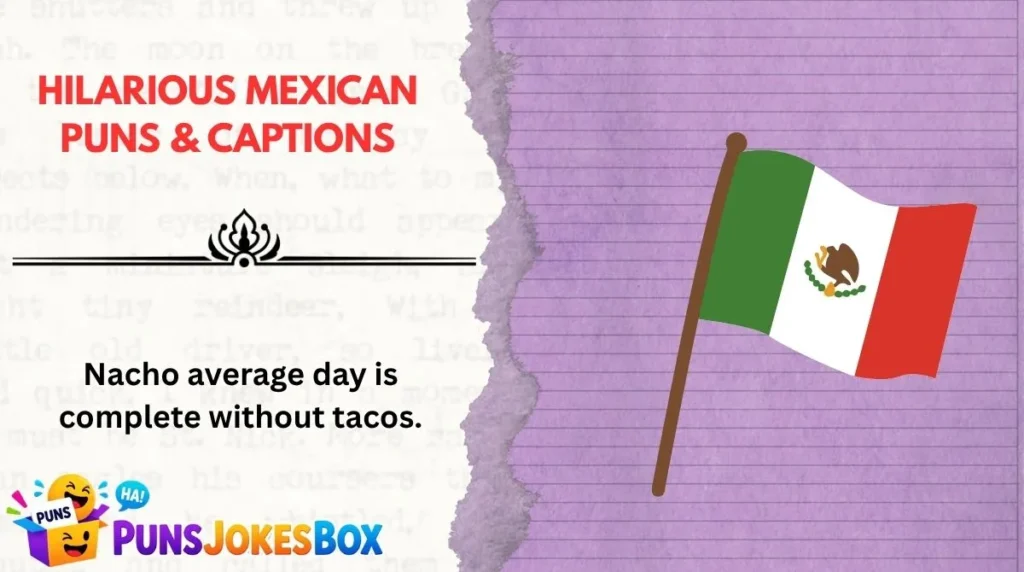 Hilarious Mexican Puns & Captions