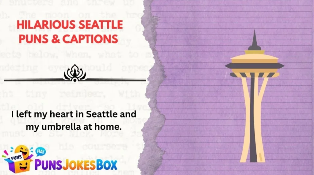 Hilarious Seattle Puns & Captions 