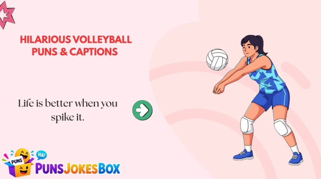 Hilarious Volleyball Puns & Captions 