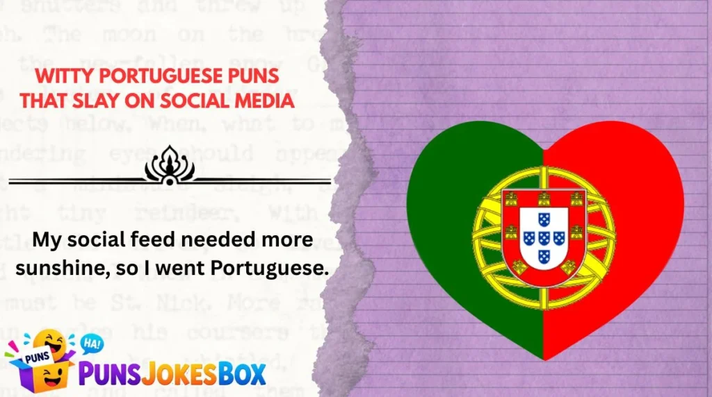 Witty Portuguese Puns That Slay on Social Media