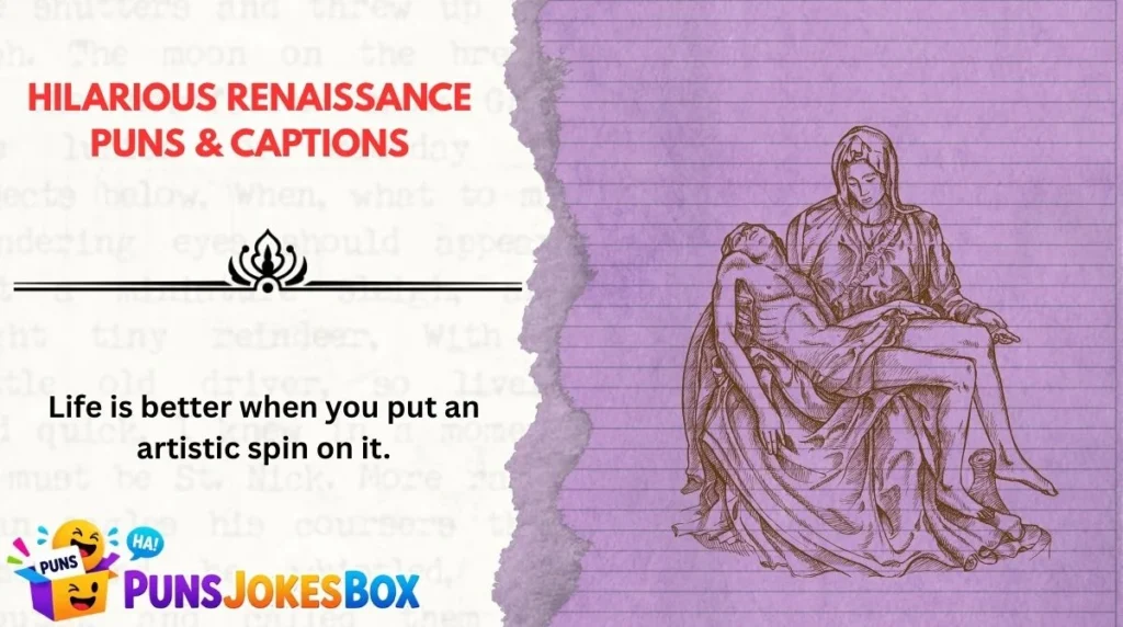 Hilarious Renaissance Puns & Captions