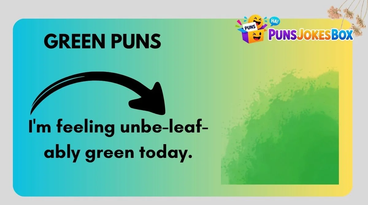 Green Puns