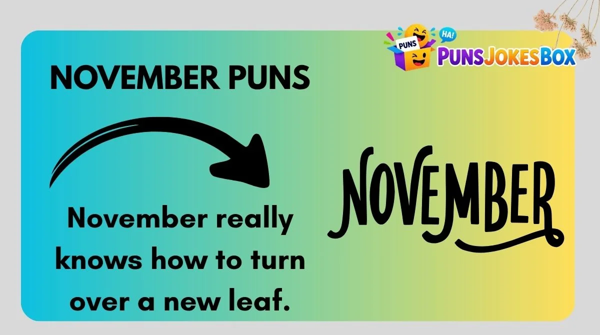November Puns