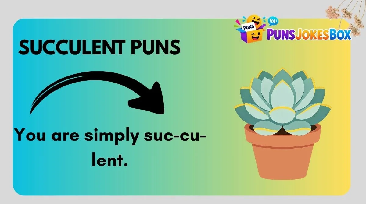Succulent Puns