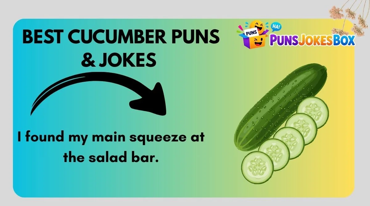 Best Cucumber Puns & Jokes